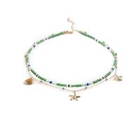 QYYZTQY Handmade Multilayered Colorful Seed Beads Choker Boho Starfish Creative Beach Women and - Summer Jewelry for Girls