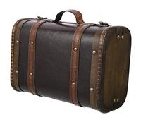 QYYZTQY Handmade Vintage Wood Jewelry Box Trinket Storage Case for Earrings Necklaces Bracelets Ornaments