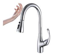 QYYZTQY Head Spray Smart Touch Faucet, Sensor Water Tap, Hot Cold Mixer Crane, Shower & Column Mode Pull out taps for Kitchen Sink