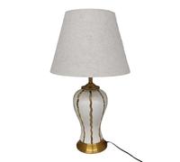 QYYZTQY High-End Ceramic Desk Light New Chinese Handmade Fabric Desk Lamp for Bedroom Bedside Study Workstation Table Lamp Hotel Guest Room Rest Area Decoration Lighting Fixture