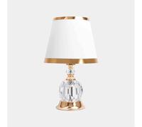 QYYZTQY High-End Customized Bedroom Bedside Desk Lamp Creative Crystal Fabric Desk Light Living Dining Table Desk Study Room Writing Desk Table Lamp Dormitory Apartment Office Lighting Fixture