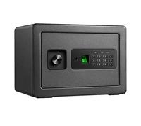 QYYZTQY Household Small Invisible All-Steel Fingerprint Password Safe Anti-Theft Bedside Table Safe Box