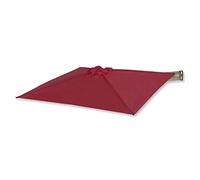 QYYZTQY Housewares Sun Parasol Umbrella Garden Wall Mounted Cantilever,Aluminium 7ft / 210cm,Folding,Telescopic,Outdoor Recreation for Courtyard/Garden/Terrac (Red)