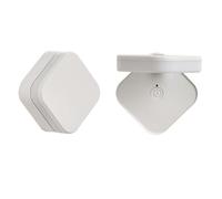 QYYZTQY Indoor and Switches Lamp with Remote Control Dimming 2700K/4500K/6500K Wall Night Light for Bedroom Kids Room Nursery (White,1 Pack)