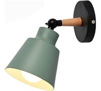QYYZTQY Indoor Wall Lamp, Vertical Adjustable Plug in Wall Light, Wall with Metal Shade, Farmhouse Light Fixture for Bedroom, Living Room, Bedside, Reading, Hallway, Dining Room