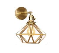 QYYZTQY Industrial Wall Lamp, Retro Creativity Glass Lampshade Wall Lights with Fixture for Home Living Room Decorate Wall Sconces Lighting E27 Base,C (Color : C)