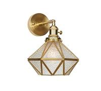 QYYZTQY Industrial Wall Lamp, Retro Creativity Glass Lampshade Wall Lights with Fixture for Home Living Room Decorate Wall Sconces Lighting E27 Base,C (Color : D)