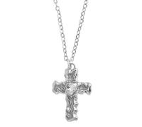 QYYZTQY Infinity Silver for Women Girls, Shiny CZ Religious A Faith Necklace with Heart and Cross, Catholic