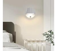 QYYZTQY Interior with Lamp Adjustment Brightness Wall Aluminium Acrylic Rotatable Geometric for Kitchen Bedroom Living Room (Black Rectangle,White Light)