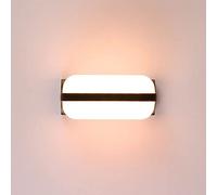 QYYZTQY IP65 Outside Light LED Waterproof, Up Down Lamp Aluminium Porch Lighting Fitting, Exterior Wall Lanterns for Garden Patio Balcony Hallway Bathroom (Color : 6000k-15.8cm)