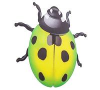 QYYZTQY Iron Beetle Garden Wall Decoration Ladybug Decorative Statue Ornament Home Decor Metal Insect Hanging Decoration Metal Insect Wall Decoration Delicate Decorate 3D