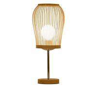 QYYZTQY Japanese Lantern Handmade Table Lamp Shade Light with Handmade Natural Wooden Base,Eye-Caring Bedroom Bedside Night Light,Study Room Bookcase Desk Lamp Reading Light Home Decor (d)