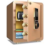 QYYZTQY JCNAGXY Electronic Safes Deposit Small and Medium-Sized All-Steel Anti-Theft Lock Jewelry Strong,Gold Smart Home Safe