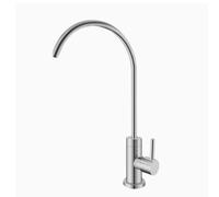 QYYZTQY Kitchen Sink Faucet with Swan Neck Rotatable Brushed Finish Filter Tap for Clean Drinking Water