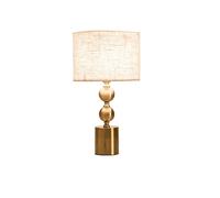 QYYZTQY Lamp for Desk Bedside Lamp Creative Table Lamp Bedroom Room Villa Guest Room Cloth Cover Lamp Luxury Table Lamp Desk Led Lamp