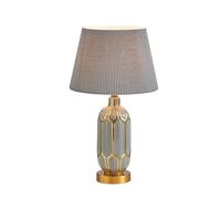 QYYZTQY Lamp for Desk Bedside Table Lamp Living Room Study Decoration Table Lamp Retro Bedroom Ceramic Bedside Lamp Desk Led Lamp(A)