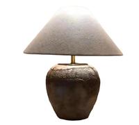 QYYZTQY Lamp for Desk Ceramic Jar Bedroom Table Lamp Nordic B&B Hotel Club Villa Decoration Retro Bedroom Table Lamp Desk Led Lamp