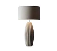 QYYZTQY Lamp for Desk Retro Creative Nordic Living Room Bedroom Bedside Study Sofa Corner Hundreds of Pleated Ceramic Table Lamp Desk Led Lamp(D320*H550MM)