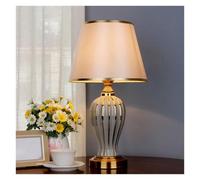QYYZTQY Lamp for Desk Table Lamp Ceramic Bedside Lamp Bedroom Bedside Counter Lamp Multiple Colors Available Desk Led Lamp(B)