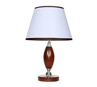 QYYZTQY Lamp for Desk Table Lamps Wooden Bedside Table Lamps with Fabric Lampshade Concise Nightstand Lamps for Home Office Cafe Restaurant, 19" H Bedside Table Lamp Desk Led Lamp