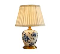 QYYZTQY Lamp for Desk Vintage Bedside Table Lamp Indoor Desktop Table Lamp Room Decoration Lamp Height 43cm Width 30cm Reading Lamp Desk Led Lamp