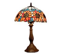 QYYZTQY Lamps for Bedroom Art Desk Lamp Sunflower Colored Glass Table Lamp for Living Room Bedroom Decoration Table Light Needed