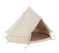 QYYZTQY Large Bell with Stove Hole Cotton Canvas Tents Yurt 4 Season Waterproof Indian Tent for Family Camping Outdoor Hunting