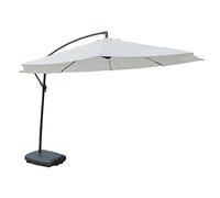 QYYZTQY Large Cream and Base Cantilever Outdoor Parasol Sun Shade Patio Umbrella