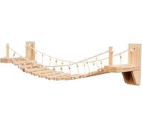 QYYZTQY Large Multi Specifications Bridge Wall Mounted Rope Sisal Climbing Frame Scratch Board Tree Post Tower Furniture for Pets Cat (Size : 100CM) Vision