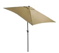 QYYZTQY Large Parasol Outdoor Market Sunshade Canopy Sun Khaki Crank, Ideal for Park, Beach Side, Garden Pool Patio Umbrella