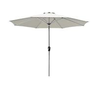 QYYZTQY Large Patio Umbrella,with Button Tilt Crank,Outdoor Garden Parasol,Market Table Umbrellas,UV Protection,with 8 Strong Ribs 2.7m/8.86ft (White)