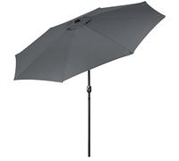 QYYZTQY Large Round Garden Parasol Sun Shade Crank Tilt Outdoor Beach Patio Umbrella