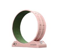 QYYZTQY Large Treadmill Silent Roller Weight Loss Toy Climbing Frame Small Pet Fitness Running Wheel Cat Wheels(Pink)