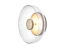 QYYZTQY Led Glass Wall Lamps Lighting Bowl Hanging Sconces Living Bedroom Bedside Wall Light, Wall Sconces