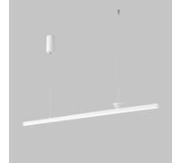 QYYZTQY LED Linear Chandelier Nordic Pendant Light Long Strip Hanging Ceiling Lamp Kitchen Island Lighting Fixture Geometric Hanging Chandeliers for Dining Room Pool Table 3 Color Mode