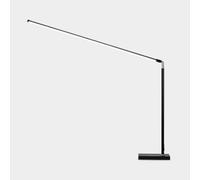 QYYZTQY LED Linear Desk Lamp Reading Light Black Desktop Nightstand Lamp Accent Lamp 350° Rotation Task Lights Foldable Nail Lamp for Studying Working Reading Office Bedside