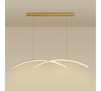 QYYZTQY LED Pendant Light Linear Chandelier for Dining Room, 26W Chandeliers Ceiling Lamp Fixture Height Adjustable Hanging Lights for Dining Rooms Bedroom Restaurant