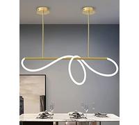QYYZTQY LED Pendant Lights Kitchen Island with Soft Silicone Lamp Strip, cm Light Source Ceiling Light Fixtures, Chandeliers for Dining Room 60W
