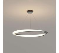 QYYZTQY LED Ring Chandelier Pendant Lighting Ceiling Fixture Round Hanging Lamp Dining Table Light 3 Color Mode Chandeliers Ceiling Lamps for Living Room Bedroom Restaurant