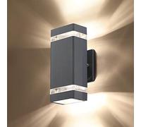 QYYZTQY LED Square Up and Down Lights Outdoor Wall Light,Body in Aluminum Waterproof Outdoor Wall Lamps,3000k 5W with Certificate ETL