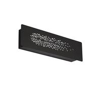 QYYZTQY LED Wall Light Fixtures, 8W Iron Rectangle Wall, Minimalism Personality Wall Lamps for Living Room Bedroom Pathway Corridor Stairs Balcony Lighting, 4000K,White (Color : Black)