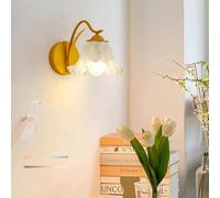 QYYZTQY Light Flower Lamp Indoor with Remote Control Dimming 2700K-6500K Wall Creatively Decorative for Living Room Office Bedroom (Red)