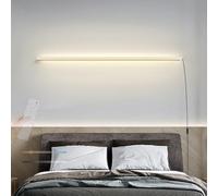 QYYZTQY Light Indoor Remote Control Lamp Dimmable 2700K-6500K with in Cord Wall Long Aluminium for Bedroom Living Room Stairs (Gold,180cm)