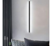 QYYZTQY Light Indoor USB Rechargeable Lamp Battery Operated with Wall Long Strip Aluminum for Corridor Bedroom Living Room (White-Warm Light,120cm)