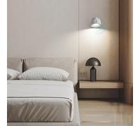 QYYZTQY Light Indoor with Motion Sensor Lamp Color Modes USB Rechargeable Wall Battery Operated ° Rotatable for Bedroom Stairway Hallway (White,2 Packs)