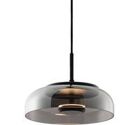 QYYZTQY Light,LED Fitting Glass Lampshade Adjustable Height Hanging Chandelier, Matching Metal Lamp Holder Suspension Light for Kitchen Bedroom Pendant L