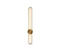 QYYZTQY Linear Wall Sconces Light LED Wall Lighting Fixtures for Bathroom Living Room Dinning Room Mirror Vanity Lamps Indoor Wall Decor Mounted Light(Gold,60cm)