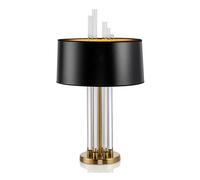 QYYZTQY Living Room Desk Light Fashion Creative Glass Stick Desk Lamp Suitable for Hotel Lobby Villa Rest Area Loft Table Lamp Club Club Farmhouse B&B Decoration Lighting Fixture