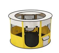 QYYZTQY Maternity Room Nest Tent Enclosed and Kitten Supplies Shelves Wall Frame Climbing Cat Climber(Yellow,Medium)