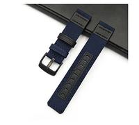 QYYZTQY Matte Leather Watch Strap, 20mm-21mm Green and Dark-Brown - Soft Wrist Band for Watches